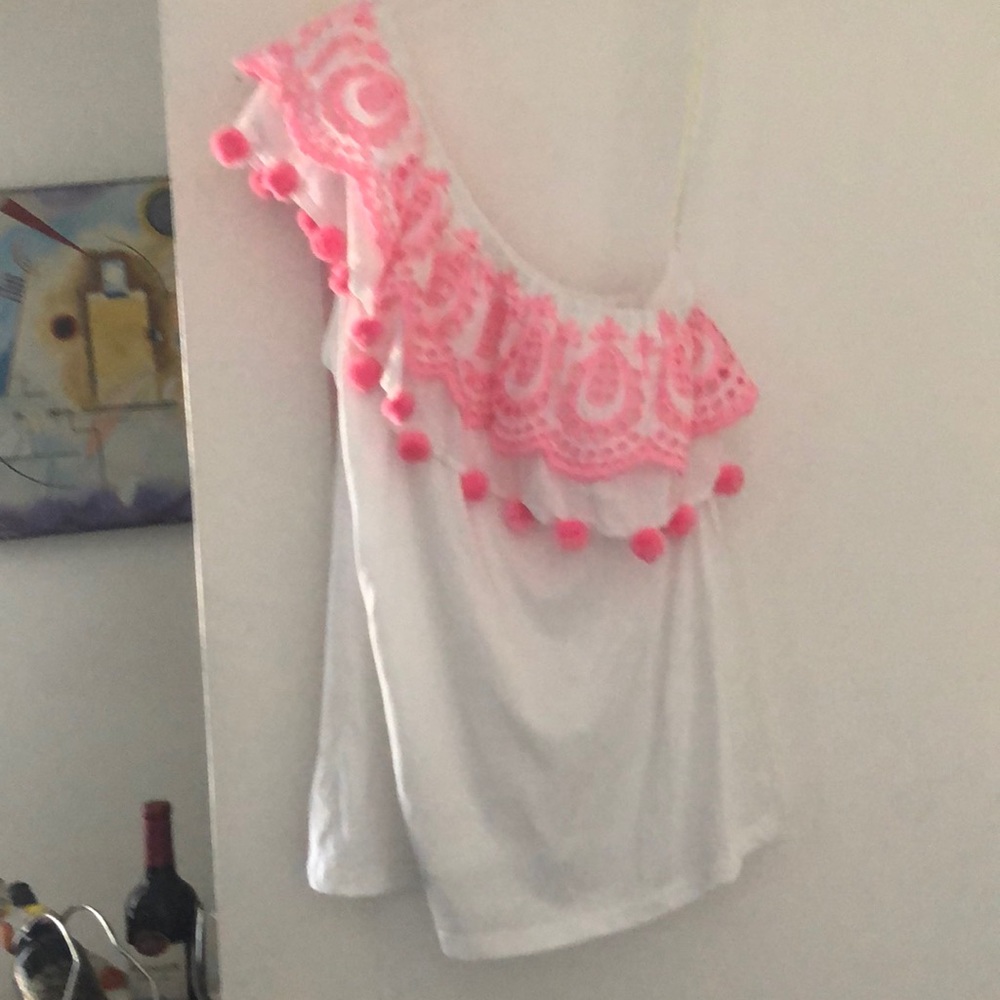 NWT Lilly Pulitzer Idara top resort white szXS